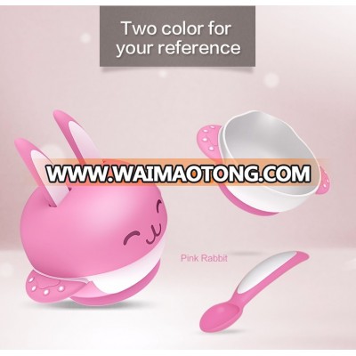 Antibacterial Cute Design Food-Grade Baby Bowl Suction Bowl For Babies Baby Bowl Set