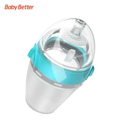 High Quality 8oz Food Grade odorless Silicone Baby Feeding Bottle