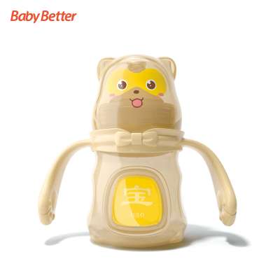 Antibacterial Temperature Sensing Smart Funny Baby Bottle , Bambino Baby Feeding Bottle