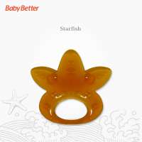 Babybetter Nano antibacterial Safely Silicone Baby Teether Starfish Shape Training Tooth Chews Baby Dental Care Toothbrush