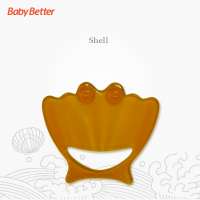 Babybetter Nano antibacterial Safe Silicone Baby Teether Toys Cute Toddler Massager Training Tooth Molar Toothbrush Animal Shape